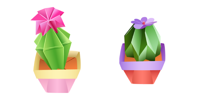 Origami Cactus