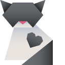 Origami Cat and Fish cursor
