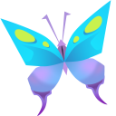 Origami Caterpillar and Butterfly cursor