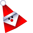 Origami Christmas Tree and Santa Claus cursor