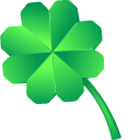 Origami Clover and Green Heart pointer