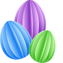 Origami Colorful Easter Eggs cursor