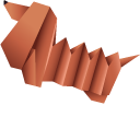 Origami Dachshund Dog cursor
