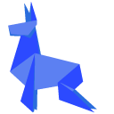 Origami Dobermann Dog cursor