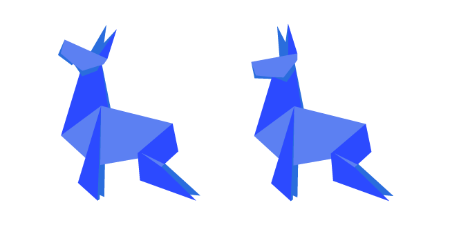 Origami Dobermann Dog