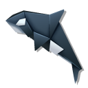 Origami Dolphin and Orca cursor
