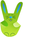 Origami Easter Bunny cursor