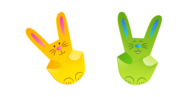 Origami Easter Bunny