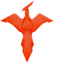 Origami Fire and Firebird cursor