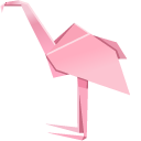 Origami Flower and Flamingo cursor