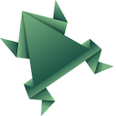 Origami Frog and Water Lily pointer