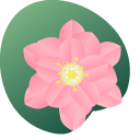 Origami Frog and Water Lily cursor