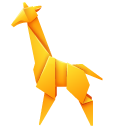 Origami Giraffe and Ostrich pointer