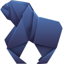 Origami Godzilla and King Kong cursor