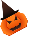 Origami Halloween Pumpkin pointer