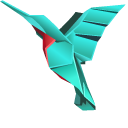 Origami Hummingbird pointer