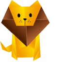 Origami Lion cursor