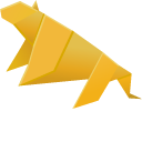 Origami Lioness and Lion pointer