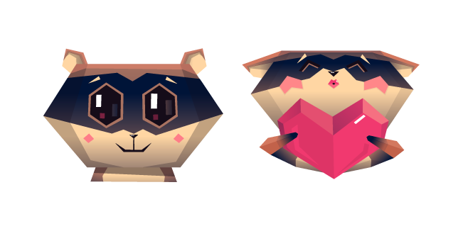 Origami Lovely Raccoons