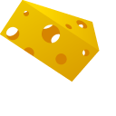 Origami Mouse and Cheese pointer