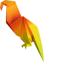 Origami Parrot pointer