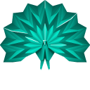 Origami Peacock cursor