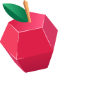 Origami Pear and Apple cursor