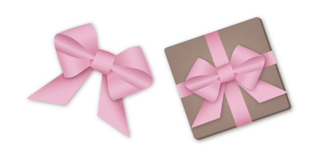 Origami Pink Bow and Gift