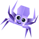 Origami Purple Spider pointer