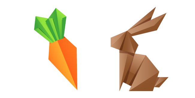 Origami Rabbit and Carrot