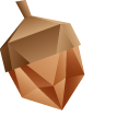 Origami Squirrel and Acorn pointer