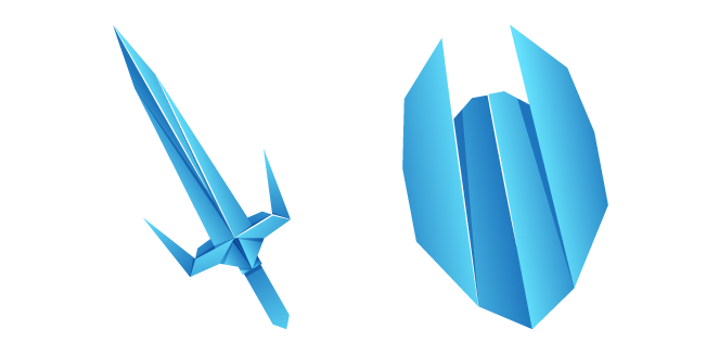Origami Sword and Shield