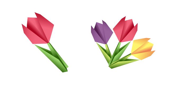 Origami Tulips