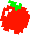 Pixel Jr. Pac-Man and Apple pointer