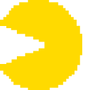 Pixel Pac-Man and Cherry cursor