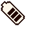 Battery and Tired Puppy Pixel pointer