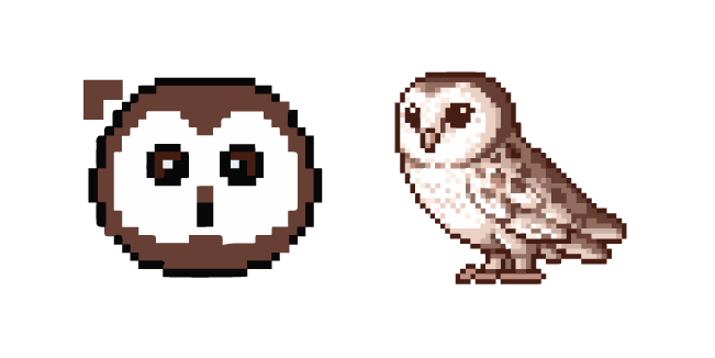 Brown Owl Pixel