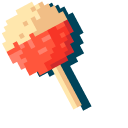Colorful Lollipops Pixel pointer