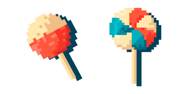 Colorful Lollipops Pixel