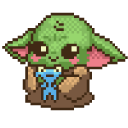 Din Grogu Pixel cursor