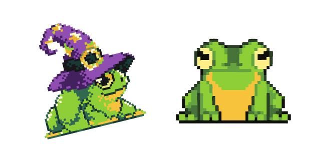 Frog Magician Pixel