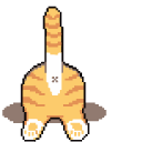 Funny Cat Pixel cursor
