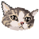 Funny Gray and Orange Cats Pixel pointer