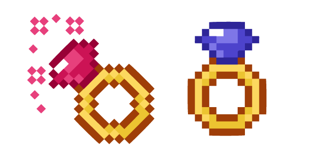 Gemstone Rings Pixel