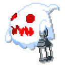 Ghost with a Lantern Pixel cursor