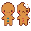 Gingerbread Cookies Pixel cursor