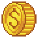 Golden Coins Pixel pointer