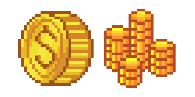 Golden Coins Pixel
