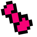 Hello Kitty and Bow Pixel pointer