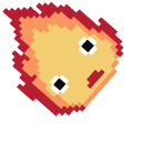 Howl's Moving Castle Calcifer Pixel pointer